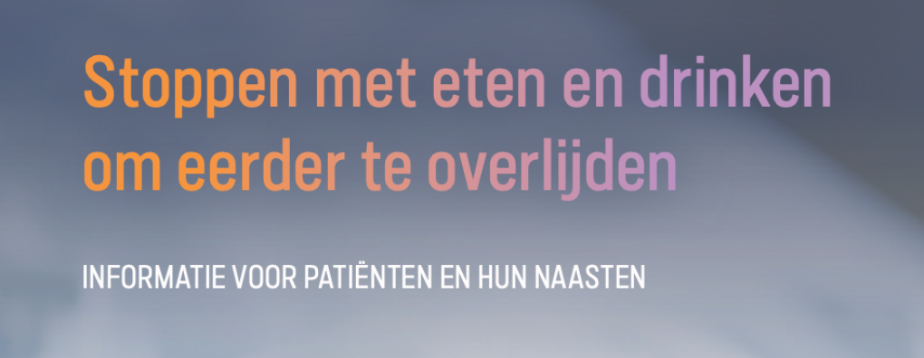 Patiëntenbrochure - bewust stoppen met eten en drinken